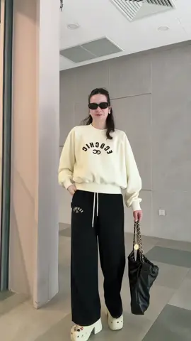 Đồ bộ mà mặc lên vẫn thời trang #trangtocxoan69 #ecochic #bodonu 