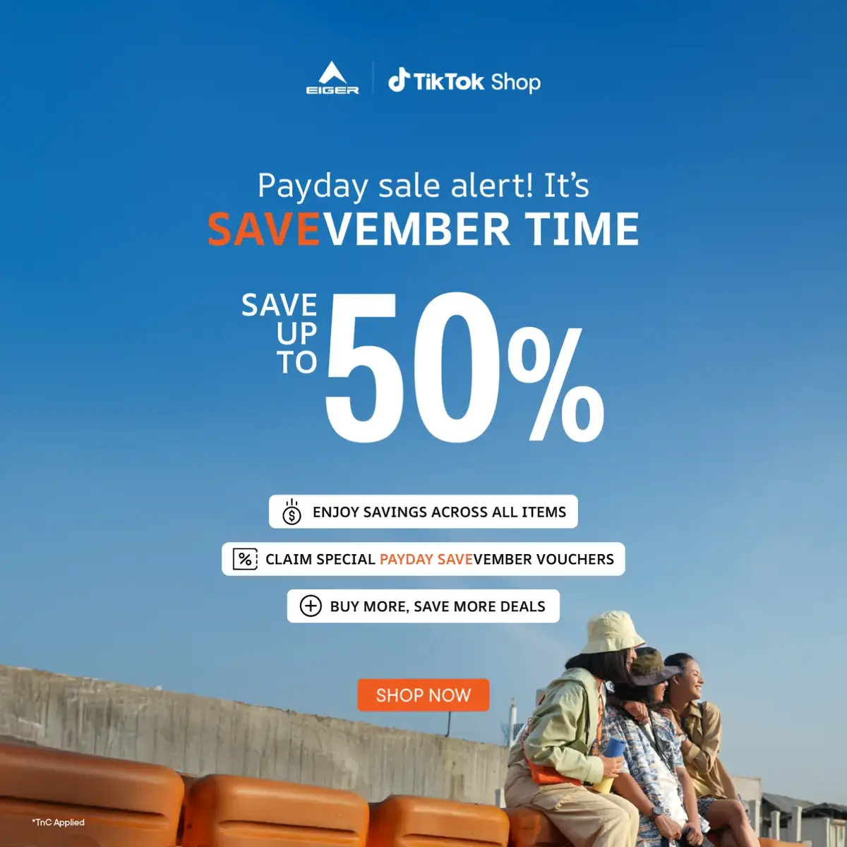 Payday dah masuk, masa untuk upgrade gaya korang! 💸✨ Daripada pakaian harian sampai ke gear aktiviti, semua ada untuk lengkapkan rutin dan gaya hidup aktif korang. Klik je kat marketplace — senang, cepat, dan confirm puas hati! 😎 Tak perlu tunggu lama, reward diri sekarang! #EigerAdventure #EigerMalaysia #Payday #JomShopping #LifestyleGear 