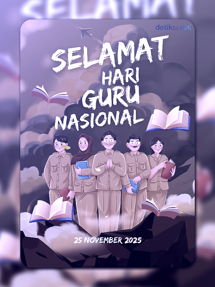 Selamat Hari Guru Nasional 🤩  ~Selasa 25 November 2025~ Hari Guru adalah hari untuk menunjukkan penghargaan terhadap guru, dan diperingati pada tanggal yang berbeda-beda bergantung pada negaranya. Di beberapa negara, hari guru merupakan hari libur sekolah. #hariguru #harigurunasional #guru #trending #fyp