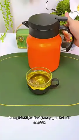 Ấm pha trà inox tiện lợi #mingiadung #amphatra #amphatragiunhiet #amphatracoloiloc #amphatragiunhietcoloc 