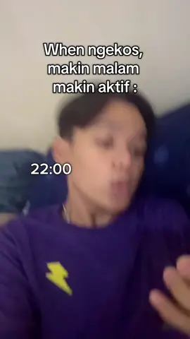 Selama jadi anak kos jarang bgt tidur cepet