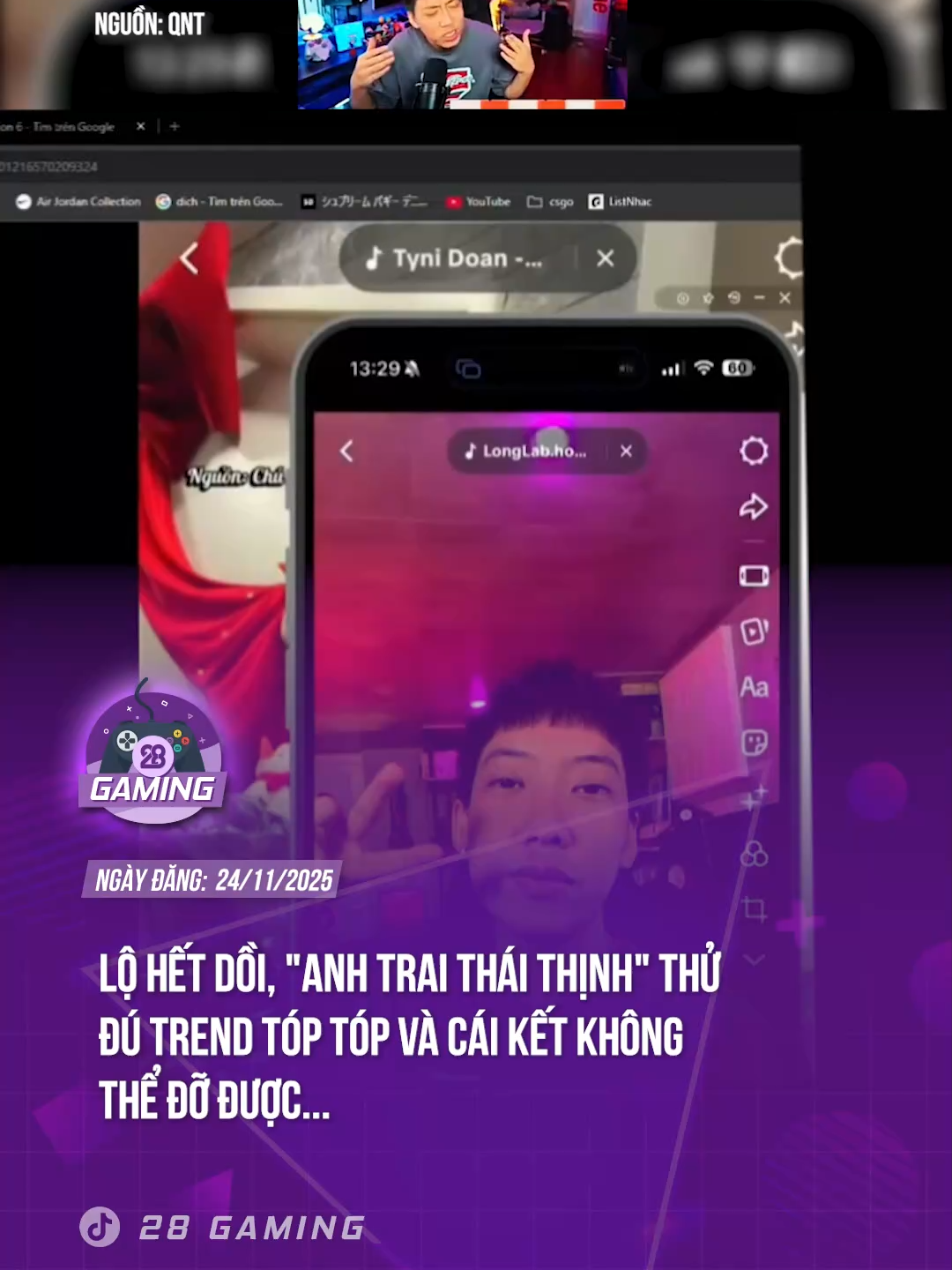 LỘ HẾT CẢ BÍ MẬT RÙI! #GamingOnTikTok #2024moments #tiktoknews #theanh28 #gamer #theanh28gaming #QNT