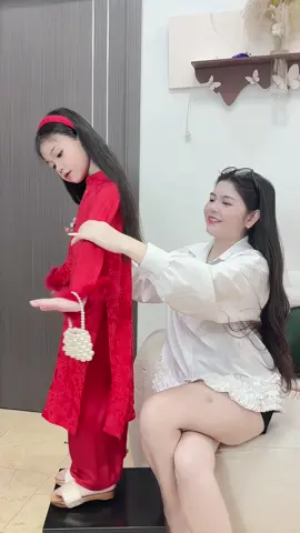 Áo dài bé gái giá rẻ #aodaidinhno #aodaivietnam #aodaichobe #taphoaquynhhoa #xuhuong 