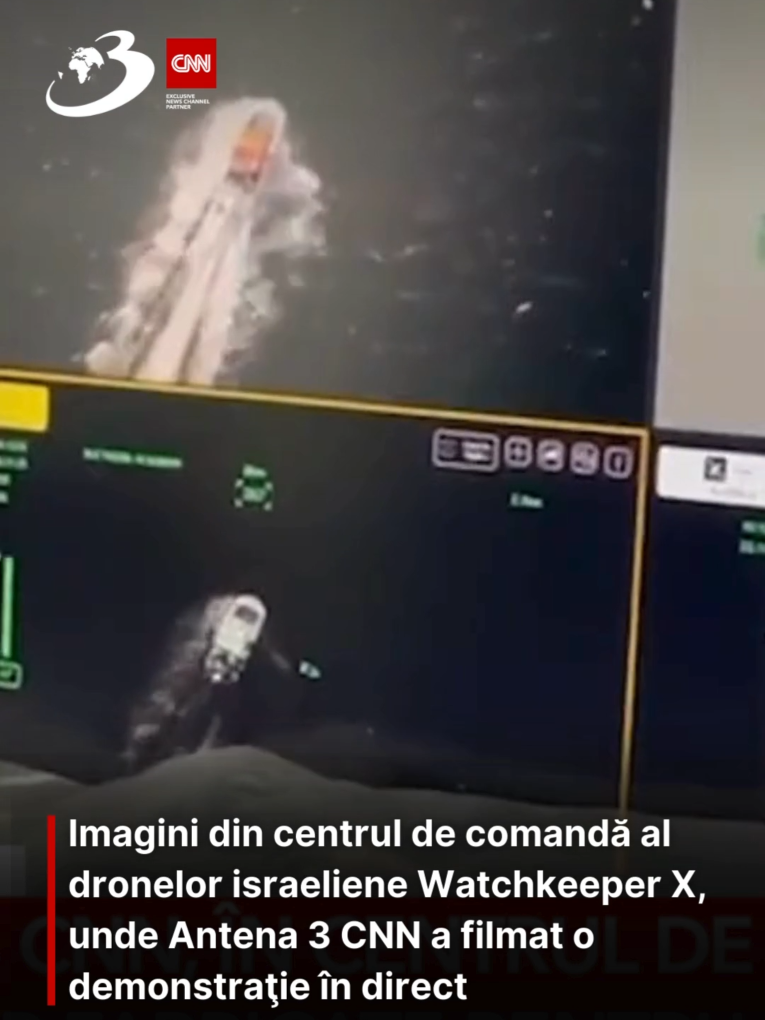 Primele drone israeliene tactice Watchkeeper X, fabricate pentru România, au fost finalizate şi urmează să fie livrate în următoarea perioadă. Antena 3 CNN a filmat în exclusivitate primele imagini din centrul de comandă al unuia dintre sistemele de ultimă generaţie, destinart Armatei Române. #antena3cnn