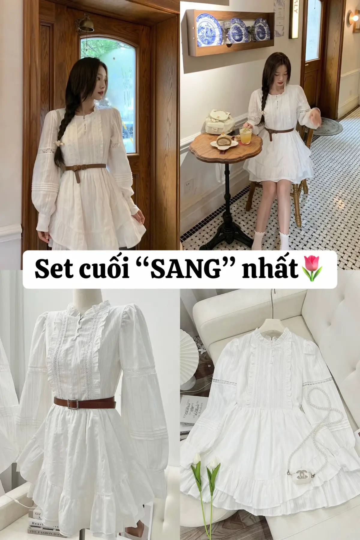 Nhận lương thì sắm đồ Tết chứ hết đồ đẹp 🤭 #mydress #myoutfit #mimoclothing #setdoxinh #dotet2025 