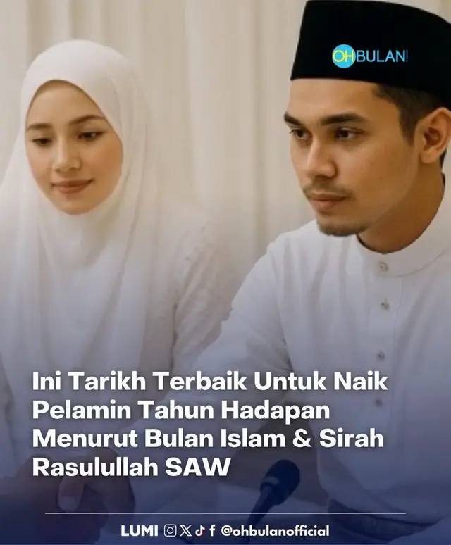 Memilih tarikh perkahwinan adalah antara perkara penting, bukan sahaja untuk memberi kemudahan kepada mempelai dan tetamu tetapi ia bakal menjadi tarikh istimewa dan bermakna dalam kehidupan mereka #ohbulan #kinitrending 