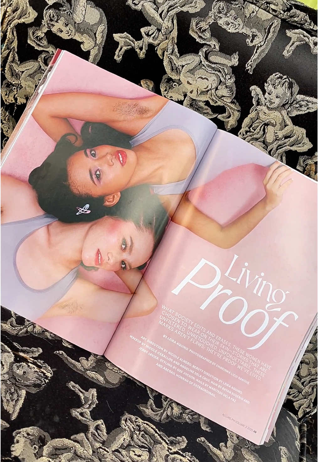 Replying to @real_sheetmantook a while but here you go 😽 thank you @allurephilippines for featuring my partner @christine and i in your latest Truth Issue. 🤍 #fyp #wlw #bodypositivity