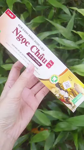 Kem đánh răng dược liệu Ngọc Châu truyền thống chuyên dùng vệ sinh răng miệng khi bị nhiệt miệng, viêm lợi, chảy máu chân răng  #kemdanhrangngocchau #nhietmieng #rangchackhoe 