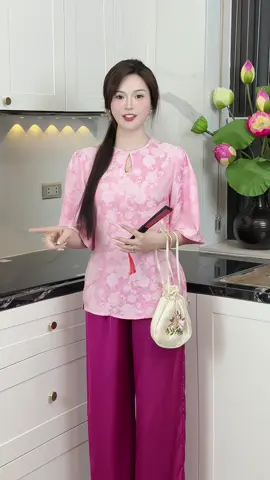 Đồ lam chất lụa gấm hoa mai #champhanreview #dolam 