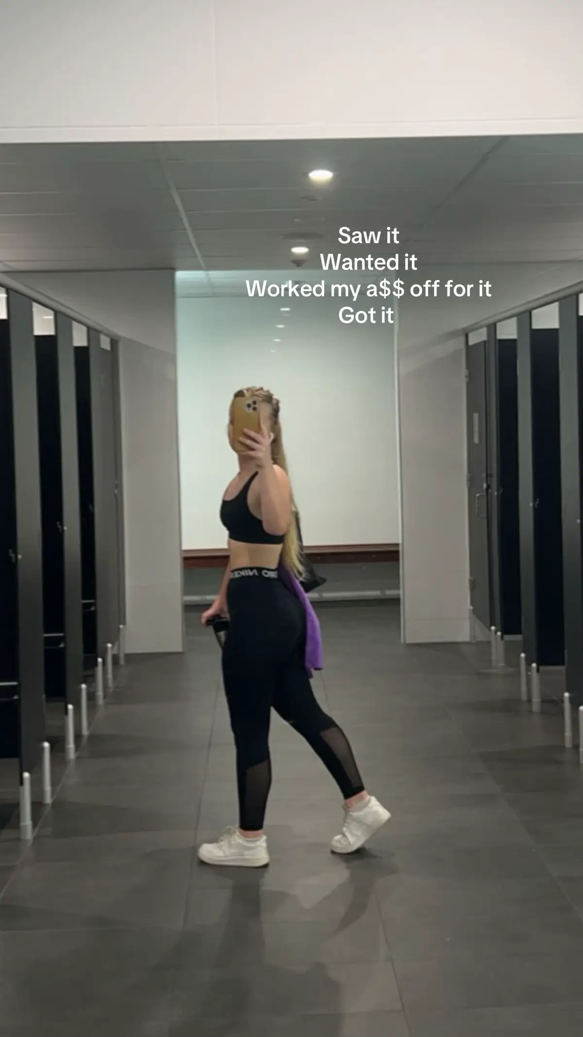 Hehe she did that @DFYNE code: TAYLA #fyp #gymgirl #gymprogress 