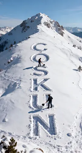 Coşkun adını dağlara yazdım #dağlar #keşfet #trend #yapayzeka 