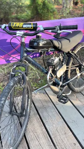 Spigot mount goes alright for those who would even understand what it does🙂 #motorised #2t #ld #80 #2smoker💨 