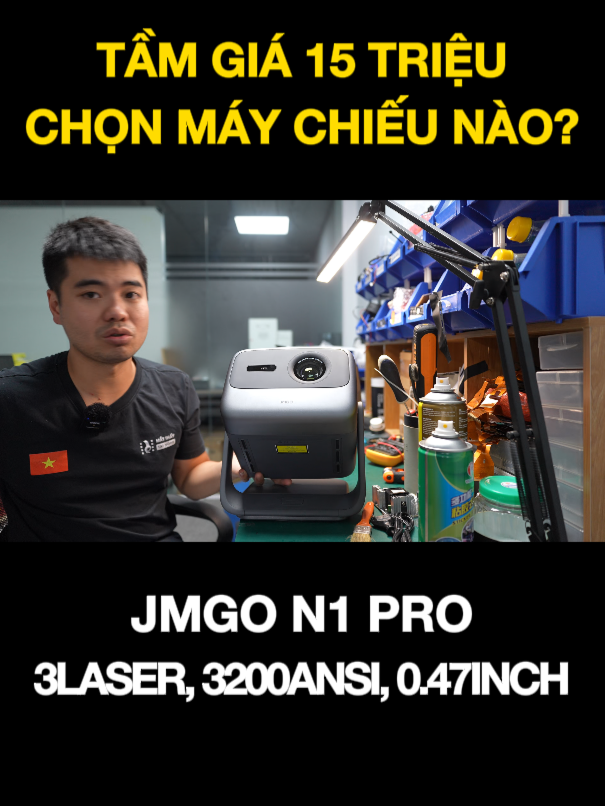 Review nhanh JMGO N1 Pro mà chưa có gì để chê - Phá đảo trong tầm giá 15tr, máy chiếu có 3Laser, độ sáng cao 3200ansi, chip 0.47inch #matthaytainghe #taimaychieu #maychieu #jmgon1sultimate #xgimihorizonultra