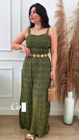 Conjunto Cropped e Saia Longa Feminino Tricot Rendando Moda Verão Natal Réveillon  LINK NA BIO #shopee #moda 