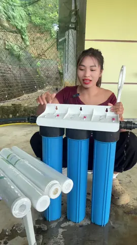 Bộ 3 cốc lọc thô đầu nguồn 20inch#minhdola  #loilocnuoc #cocloctho #cocloc20inch #xuhuong 