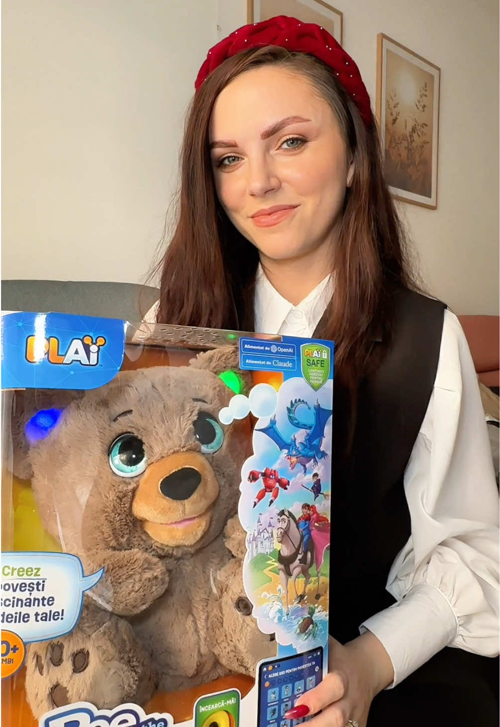 ✨Dacă ești în căutarea unei jucării educative și interactive…tocmai ai găsit-o pe cea potrivită! ✨POE AI este ursulețul care transformă poveștile într-o experiență personalizată pentru cei mici. 🧸✨ Creează povești, glume și ghicitori în aproape orice limbă, are memorie internă și moduri multiple de joacă, perfect pentru dezvoltarea creativității și a imaginației. Magia jocului educativ începe cu @Peak Toys  📌www.peaktoys.ro ________________________ #peaktoys #jucariieducative #poeai #cadou #ideidecadou 