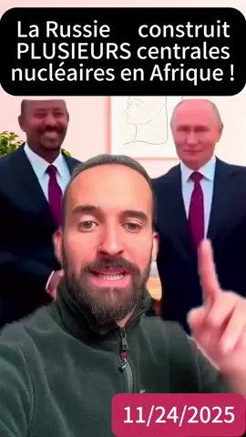La Russie construit des centrales en Afrique! 🌍⚡️ #afrique #niger #aes #russie #poutine
