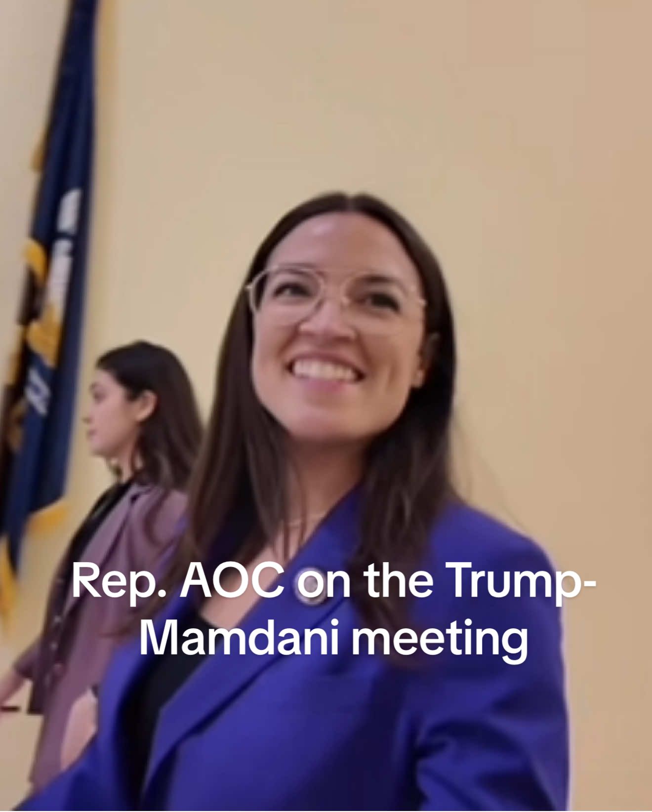 New York Democratic Congresswoman Alexandria Ocasio-Cortez (AOC) breaks her silence on the Jonald Trump and Zohran Mamdani meeting #DonaldTrump #ZohranMamdani #AOC 