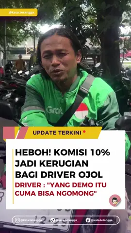 Komisi 20% turun jadi 10% jadi kerugian bagi driver ojol. Mereka yang kerja mereka yang rugi? #ojol #driver #fyp #viral #beranda 