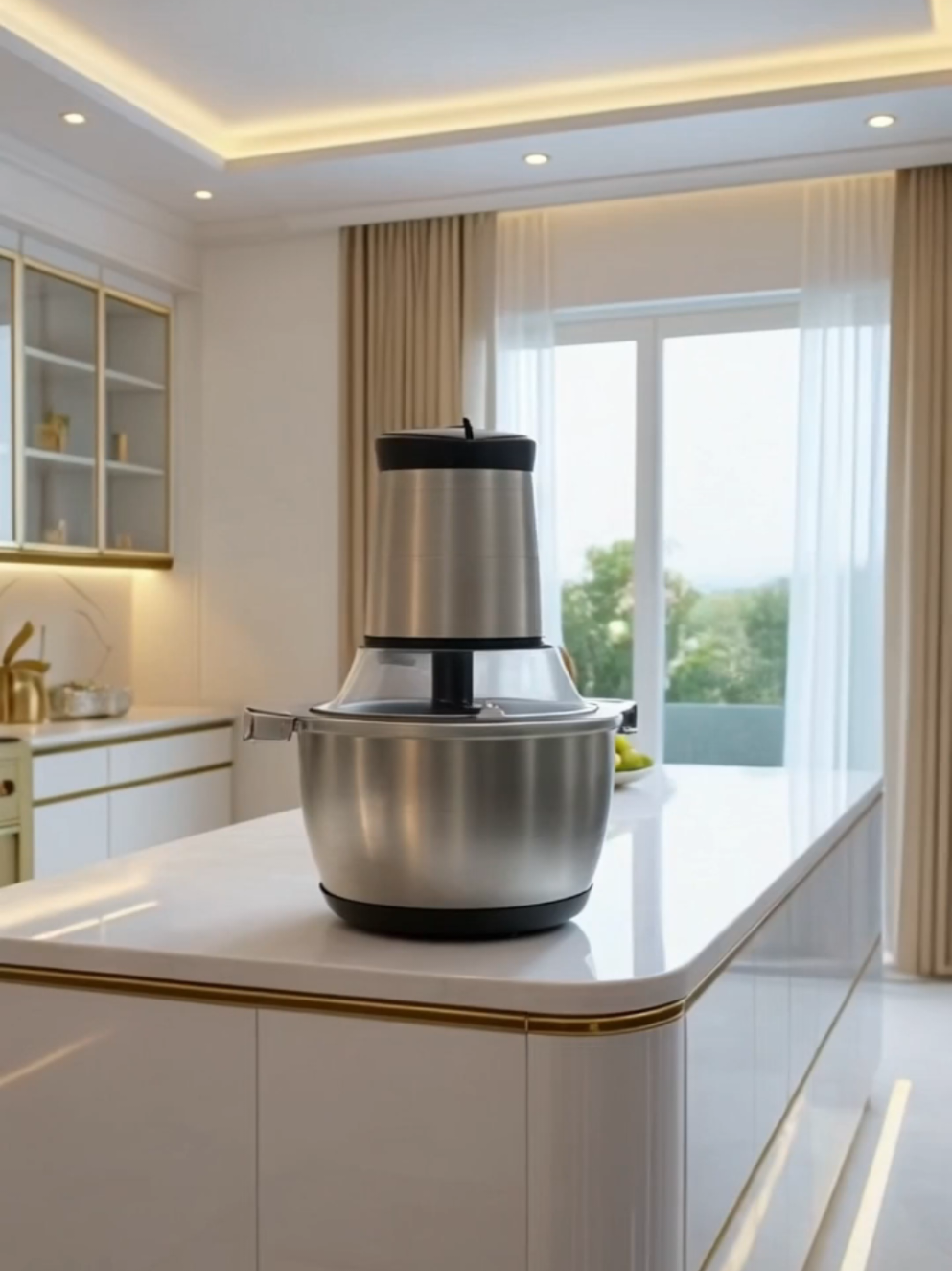 Daging lumat, bawang halus, sayur siap dalam beberapa saat — pengisar 2L ni memang pembantu dapur paling padu! 🥩⚡️🧄  #pengisardaging #blenderdapur #peralatanrumah #dapurviral #chopperbesar 