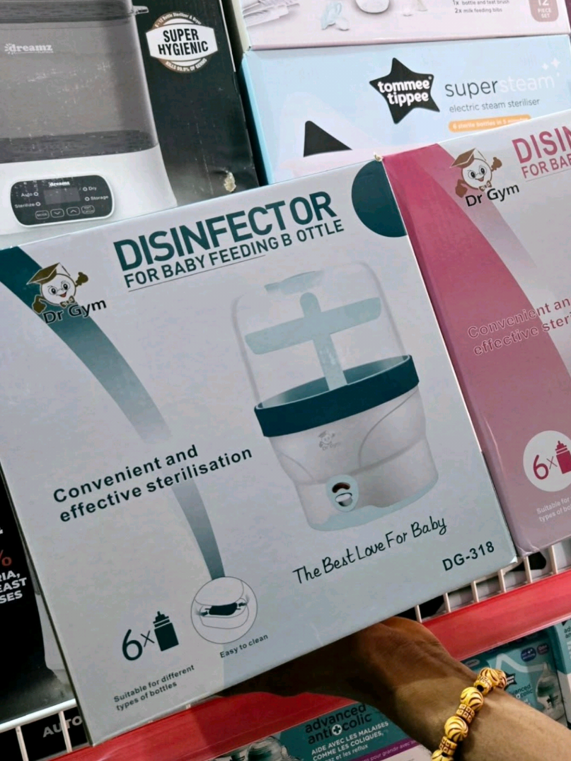 5DR GYM Electric Steam Steriliser  N49,999  🌟Holds up to 6 bottles and other baby items 🌟 Steam sterilization eliminates 99.9% of bacteria 🌟Auto shut-off after minutes of quick sterilization process  🌟Compact design for minimal space usage 🌟Available in 2 colours  📍 Location: 18 Psychiatric Road, Off Rumuola Road 🔍 On Google Maps: Search Starkids Baby Shop 📬  DM or WhatsApp 08120796506 to order. #starkidsandcosteriliser #babysterilizer 