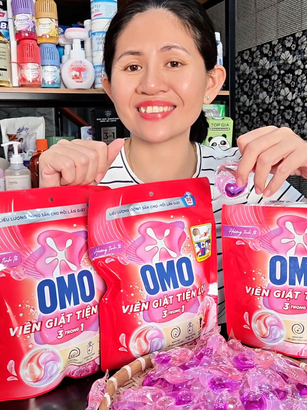 Viên giặt xả omo  #viengiat #viengiatxa #viengiatomo #omo #dungday287 