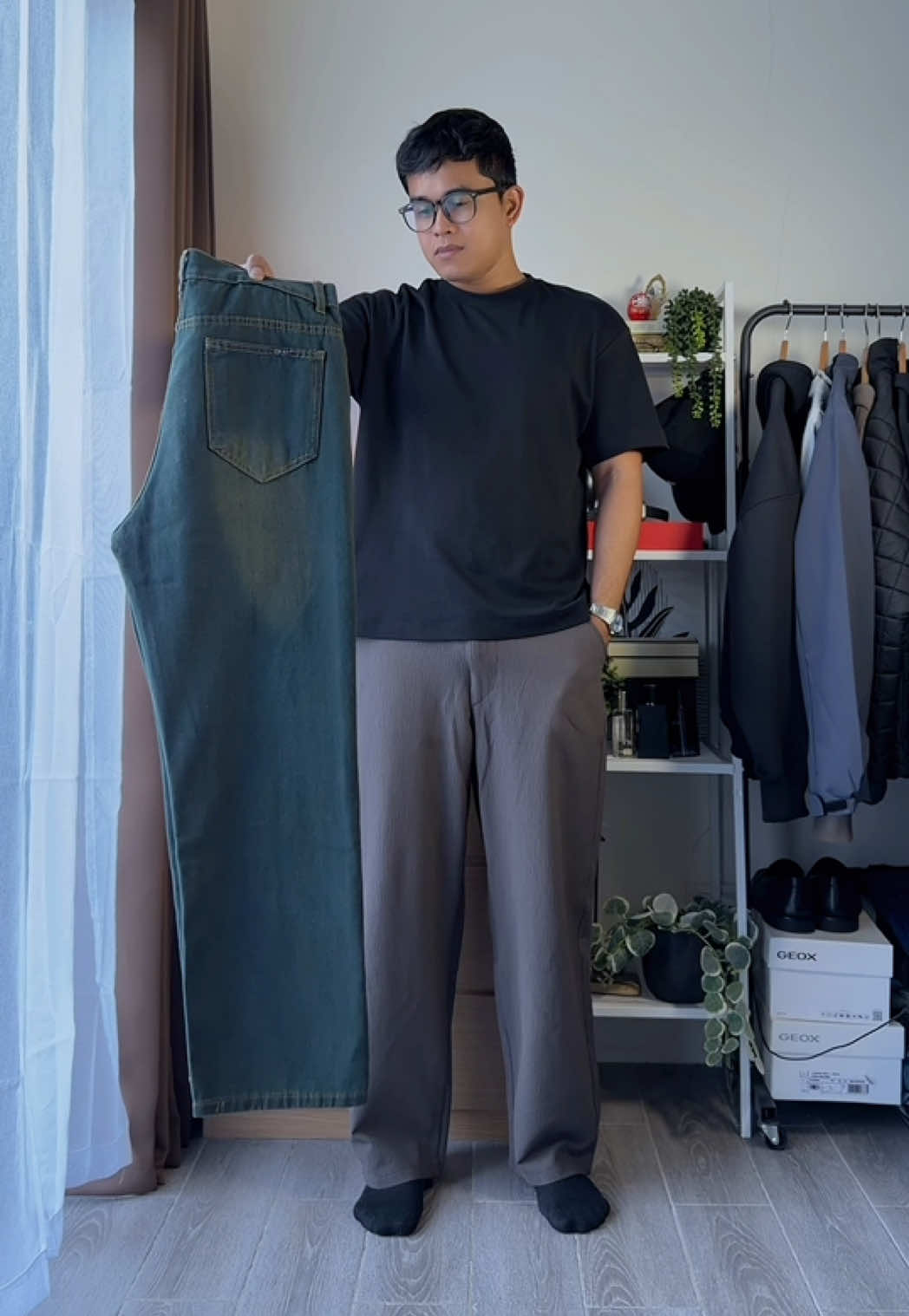 Retro Denim Straight Cut Pants 👌🏼 straightcutpants #straightcutjean #retrodenimpants 