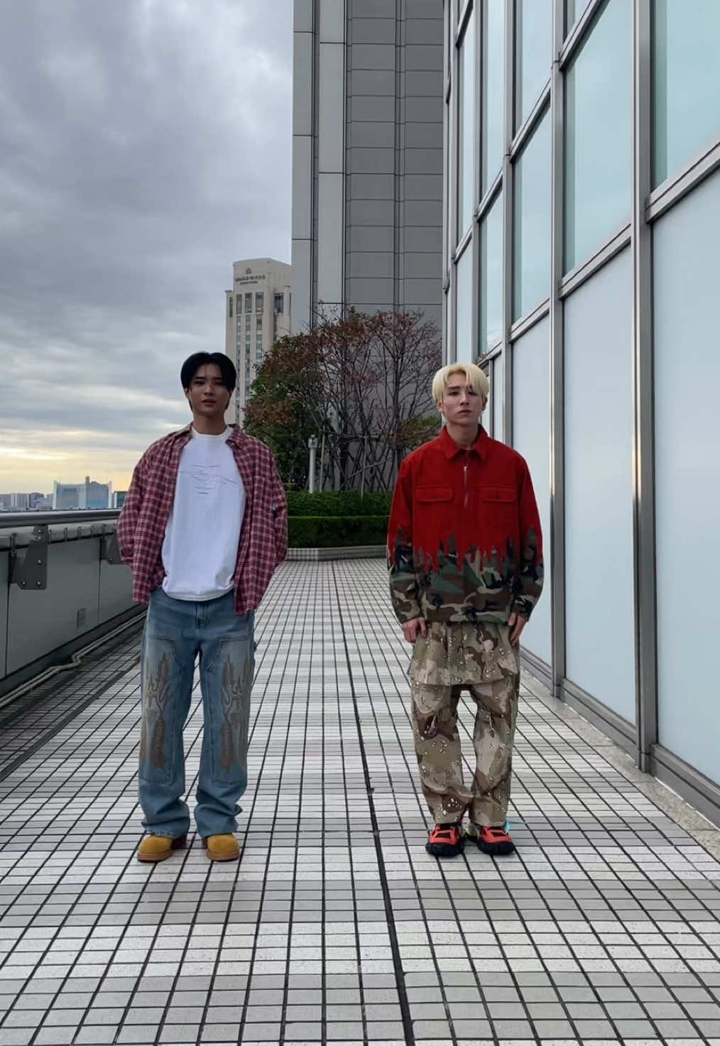 🕺O・W・V 🕺 明日はぽかぽかに生出演するよチェックしてね💜💛 #ぽかぽか#へほWV  #中川勝就 #浦野秀太