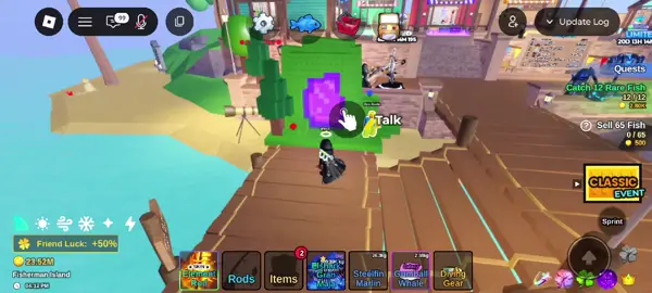 Spot rahasia pulau baru fish it  😎 #fishit #roblox #robloxfyp 