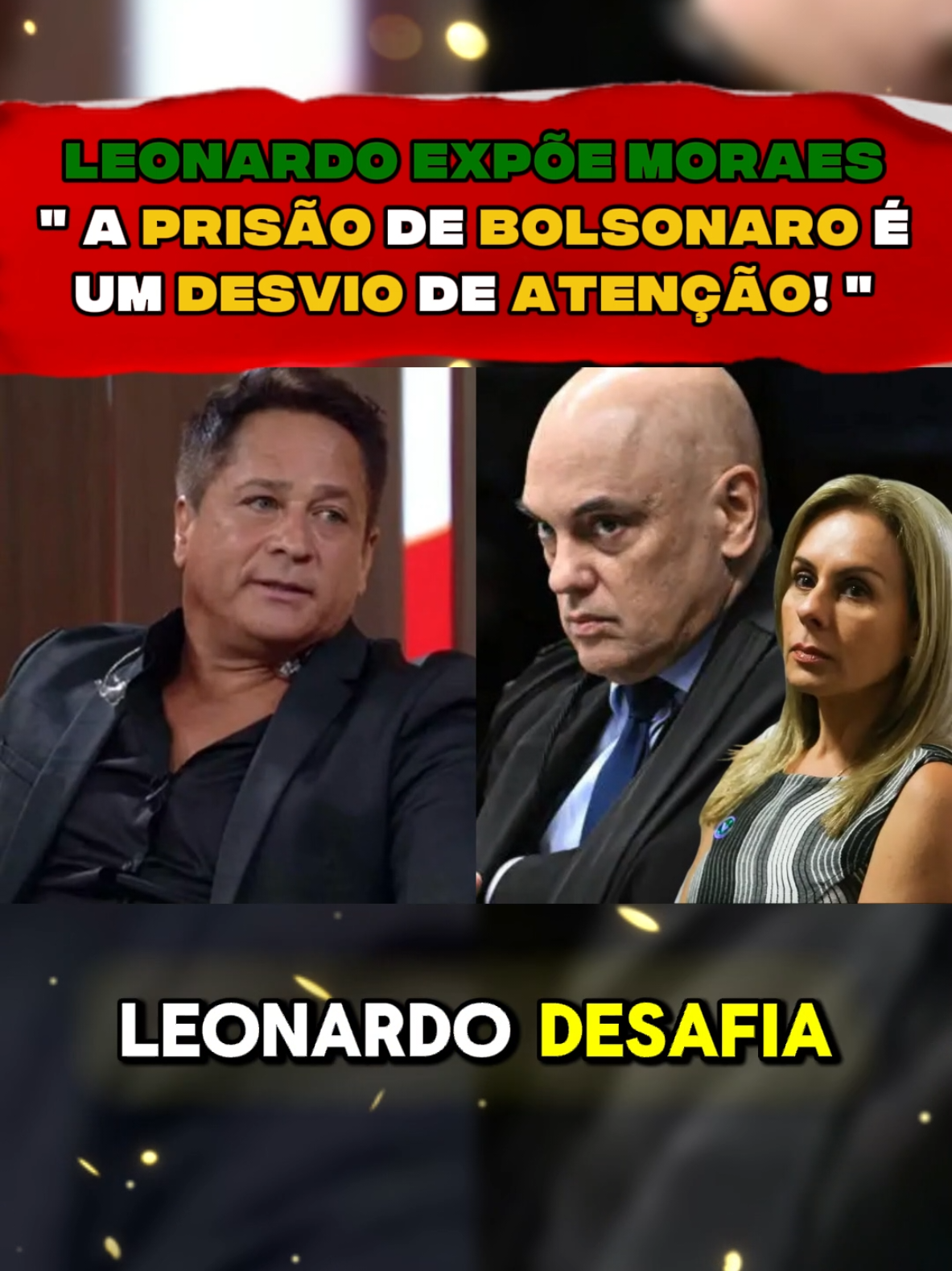 A verdade está cada vez mais escancarada! Leonardo expõe o que está por trás da prisão de Bolsonaro e a verdadeira perseguição política! #alexandredemoraes #stf #noticias #leonardo #bolsonaro 