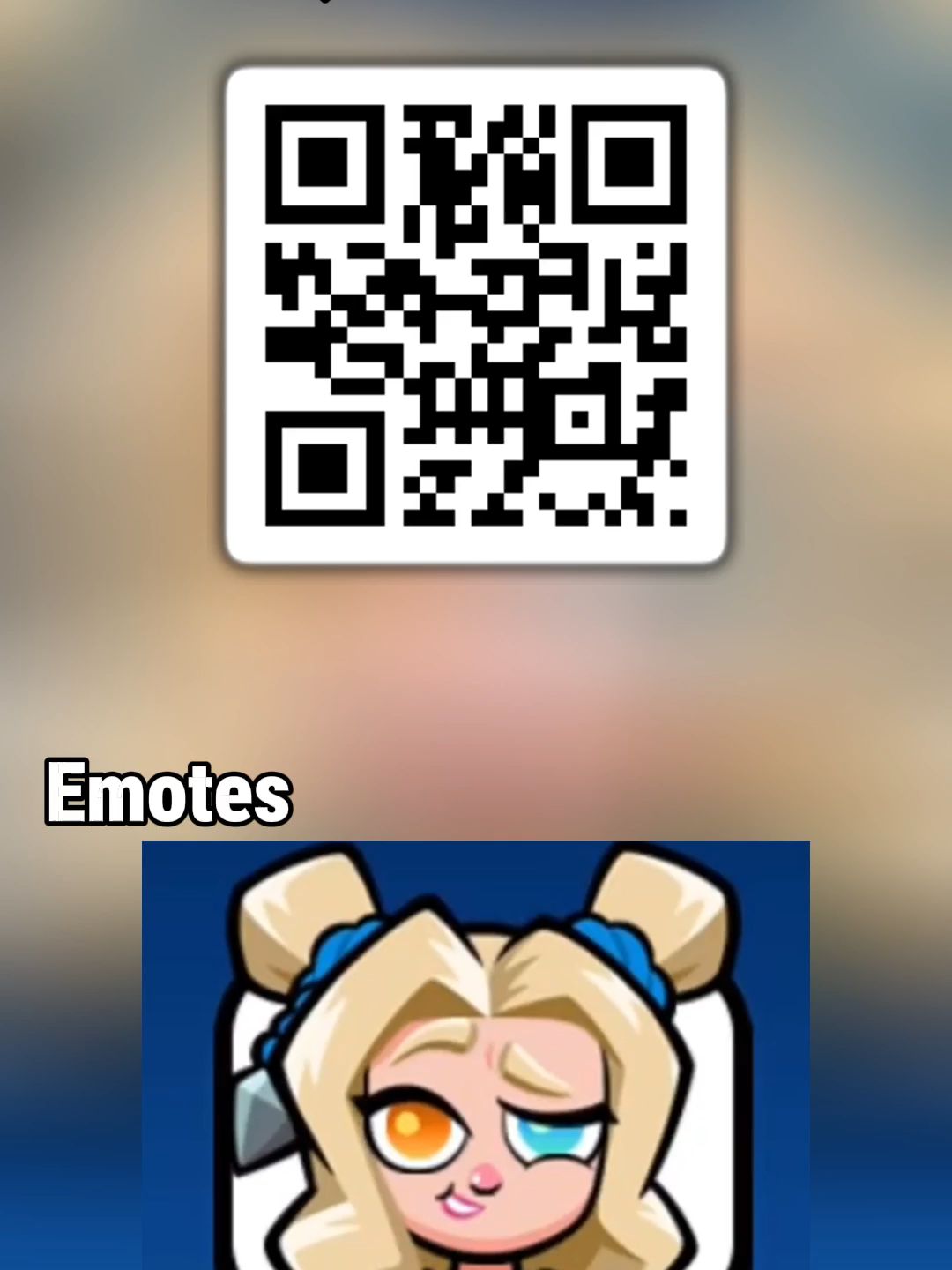 emote QR code 2025🔥👾 #clashroyalememes #clashroyale #supercell #viral #fyp #qrcodes #game #daily #viralreels #clashroyaleshorts #emote
