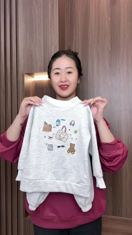 Bộ nỉ bông thu đông phong cách dễ thương đáng yêu cho bé gái#phamngocha #thoitrangtreem #xuhuong #trending 