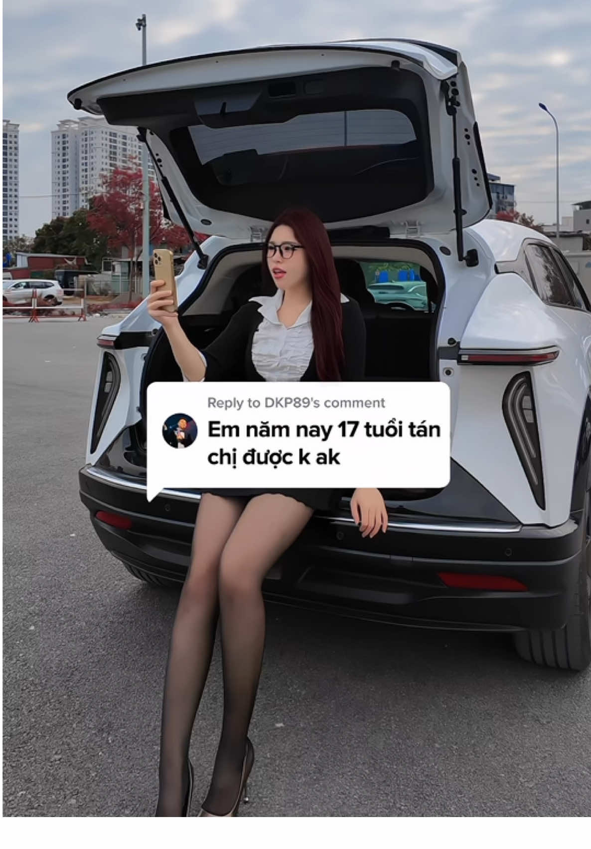 Chờ thêm 1 năm sau thổi nến nữa đi em…🥲 #Vinfast #VF7 #thanglongcar #trangphmm 