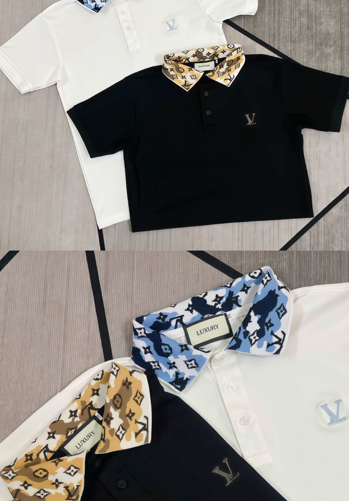 Polo Lê Vi bản cổ dệt siêu siêu nét 🛍️🛍️ #xuhuong #polo #polonam #aopolonam #aoboypho 