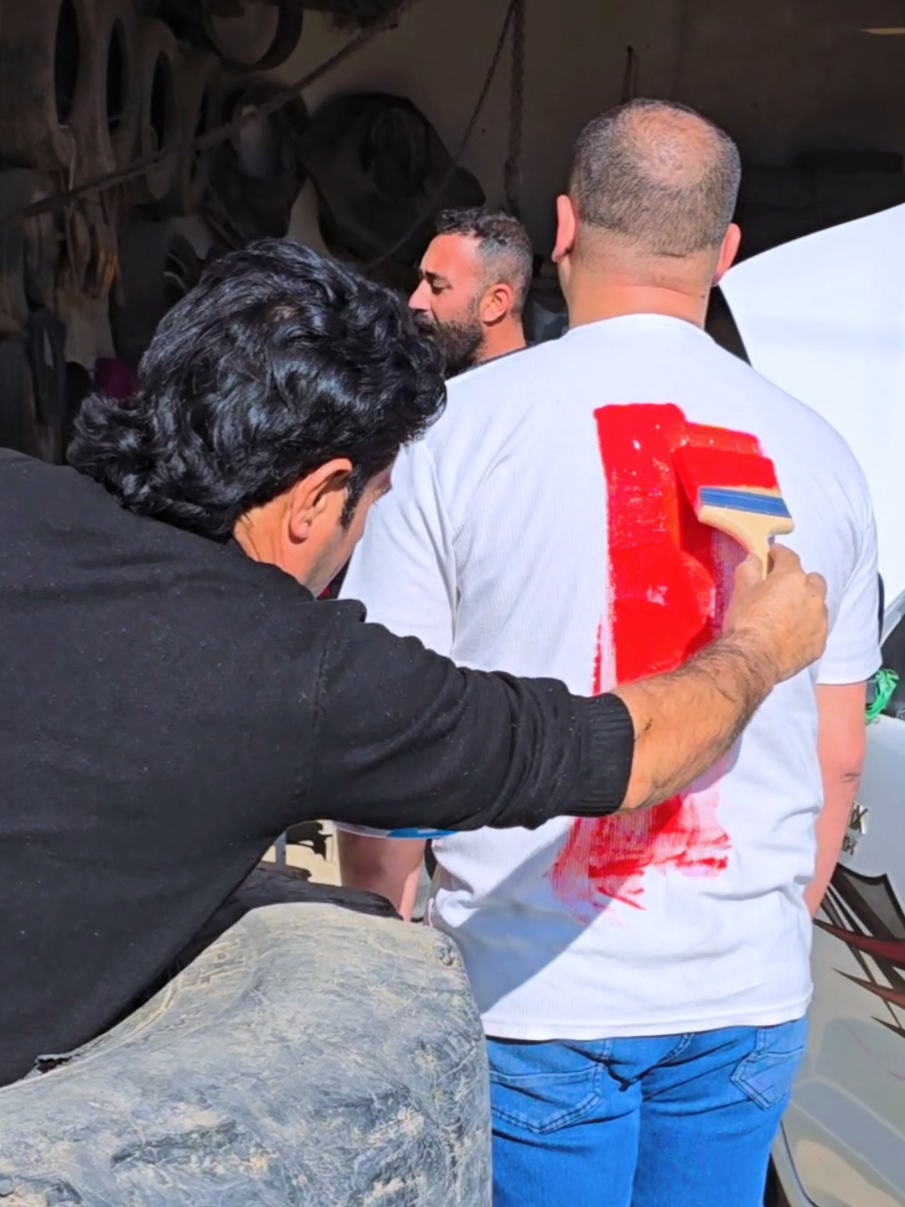 ليش الولد حط عليه صبغ النهاية صادمة 😱