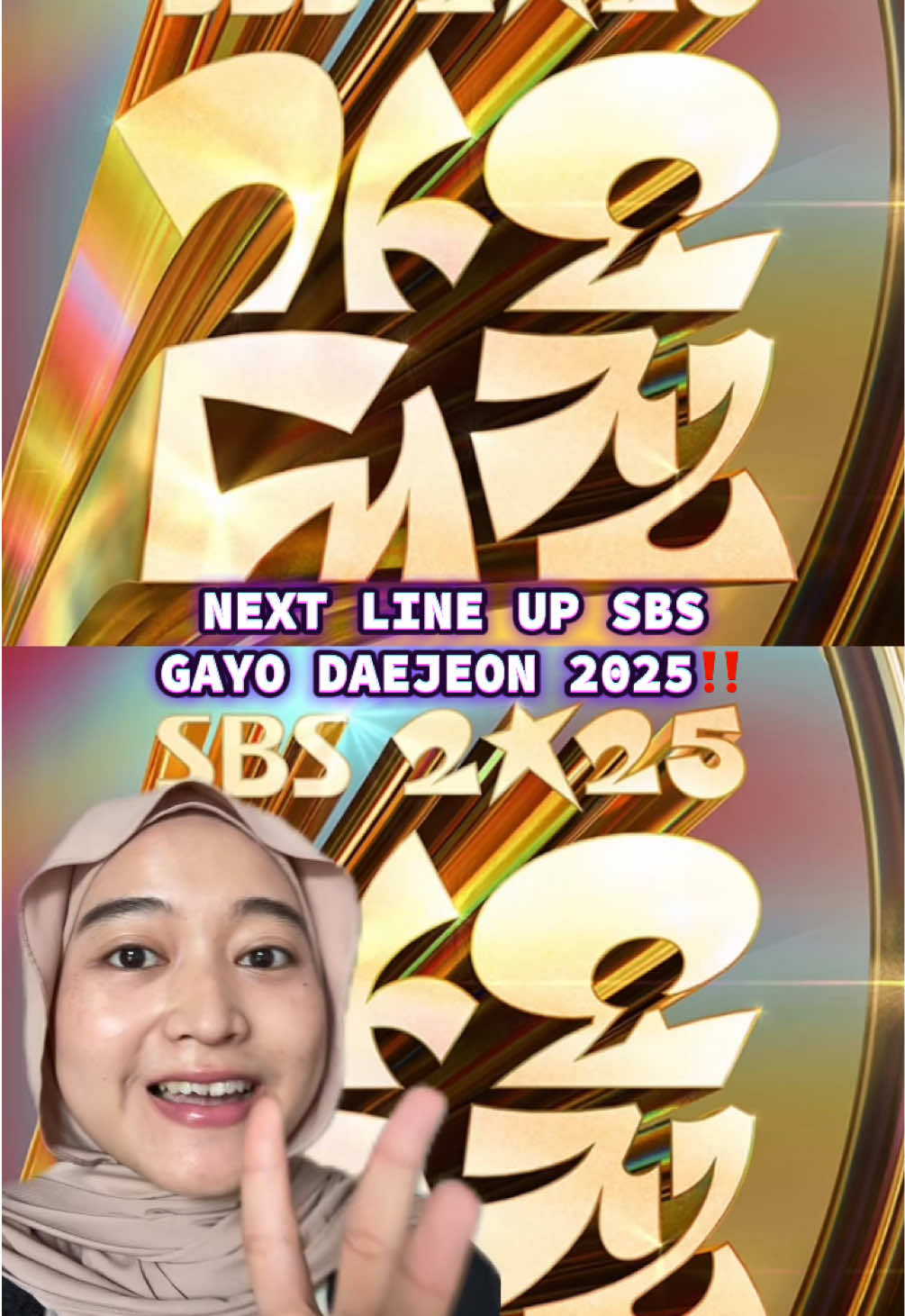 line up sbs gayo sebanyak inii boleh kalii ada collab stage nyaa😀☝🏻 #kpop 