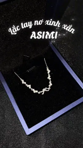 Lắc tay nơ xinh xắn #asimijewelry #jewelry #trangsuc #sliverjewelery #vongtay 
