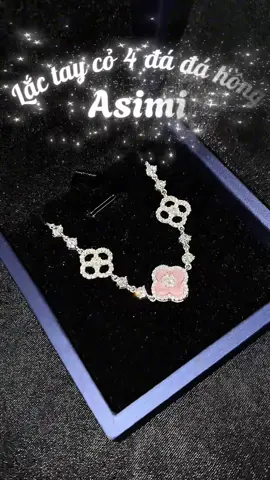 Lâc tay cỏ 4 lá may mắn #asimijewelry #jewelry #trangsuc #sliverjewelery #vongtay 
