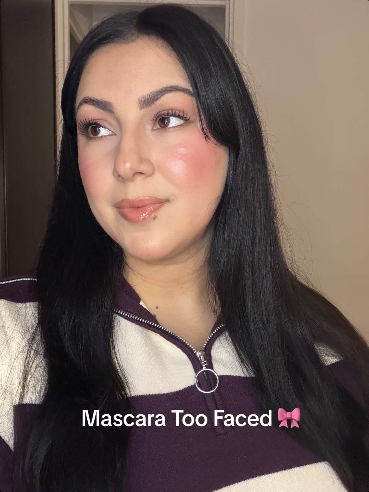 Ribbon wrapped lash @Too Faced  Top 1 mascara 👀 #mascara #makeup #toofaced #makeupreview  #ribbonwrappedlashmascara 