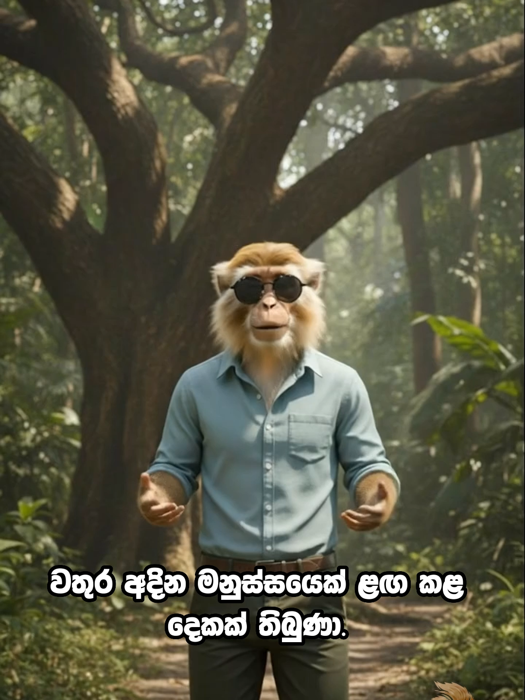 අපි කාටත් අඩුපාඩු තියෙනවා.#veo3 #howtocreateaivideo #virulmonkey #fyppppppppppppppppppppppp #monkeyvideos #mindset #SinhalaVoice #motivacional