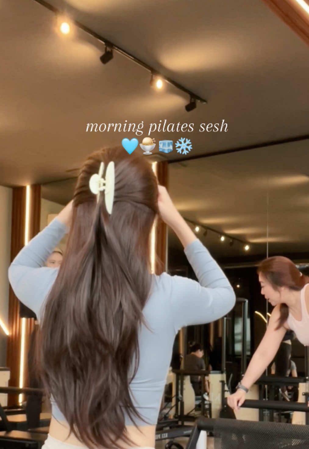 biar senin semangat, harus dimulai dengan AM Pilates😗