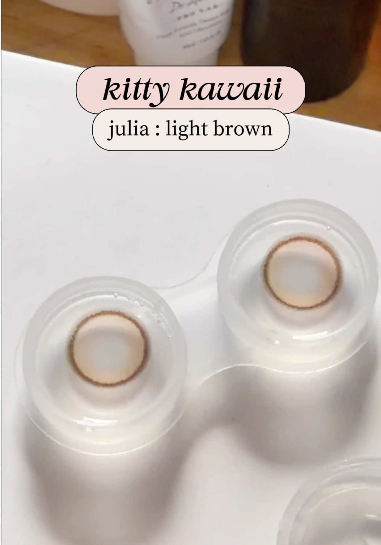 #kittykawaiilens #คอนแทคเลนส์ #kittykawaiijulia #contactlenses #ป้ายยาบิวตี้ 