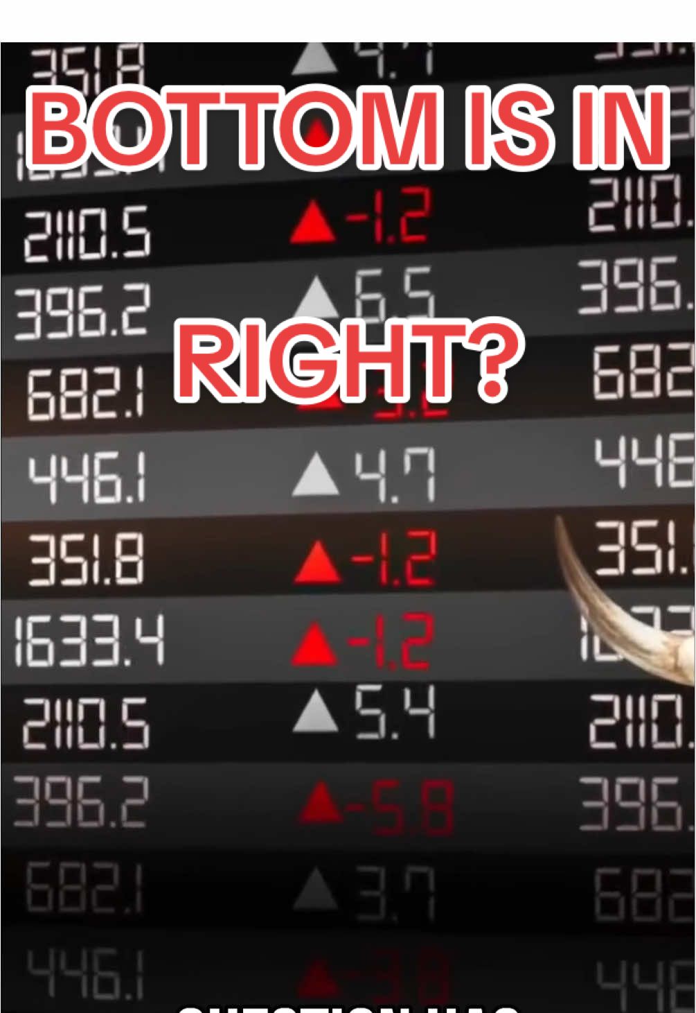 Bitcoin bottom is in right ??????