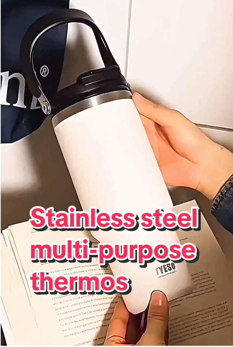不锈钢多用保温杯. Stainless steel multi-purpose thermos.#好物分享 #goodthing #goodstuff #Kitchenware #tiktok精选联盟 #厨房用品 #马来西亚好物推荐 #马来西亚好物分享 #厨房好物推荐 #厨房好物 