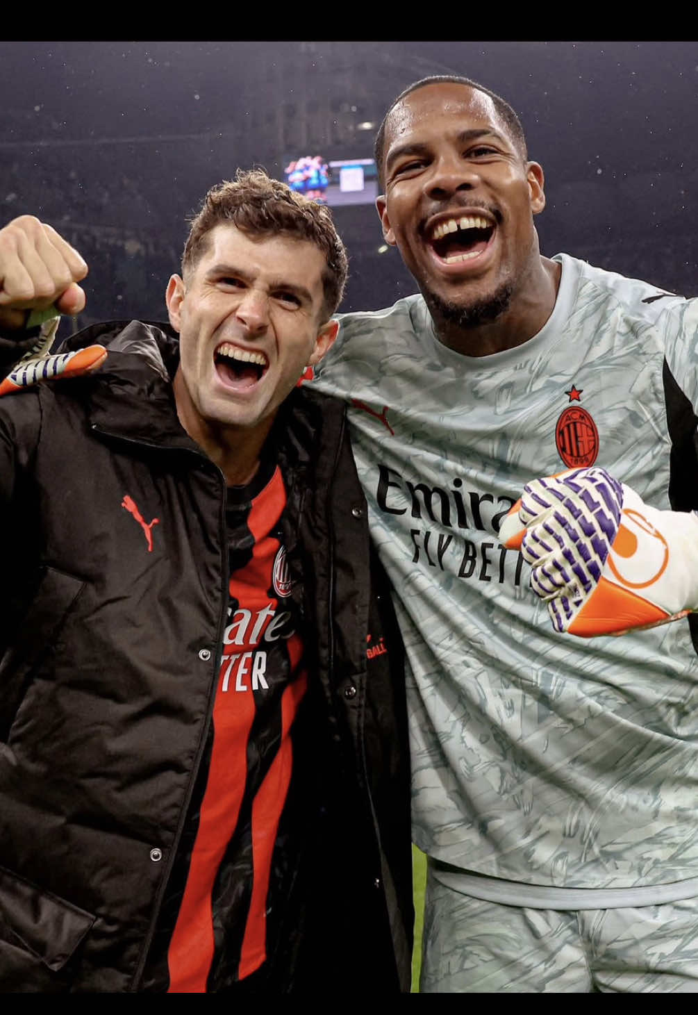 Lagi-Lagi Merah Hitam ❤️🖤 #acmilan #milano #fyppppppppppppppppppppppp #maignan #pulisic 