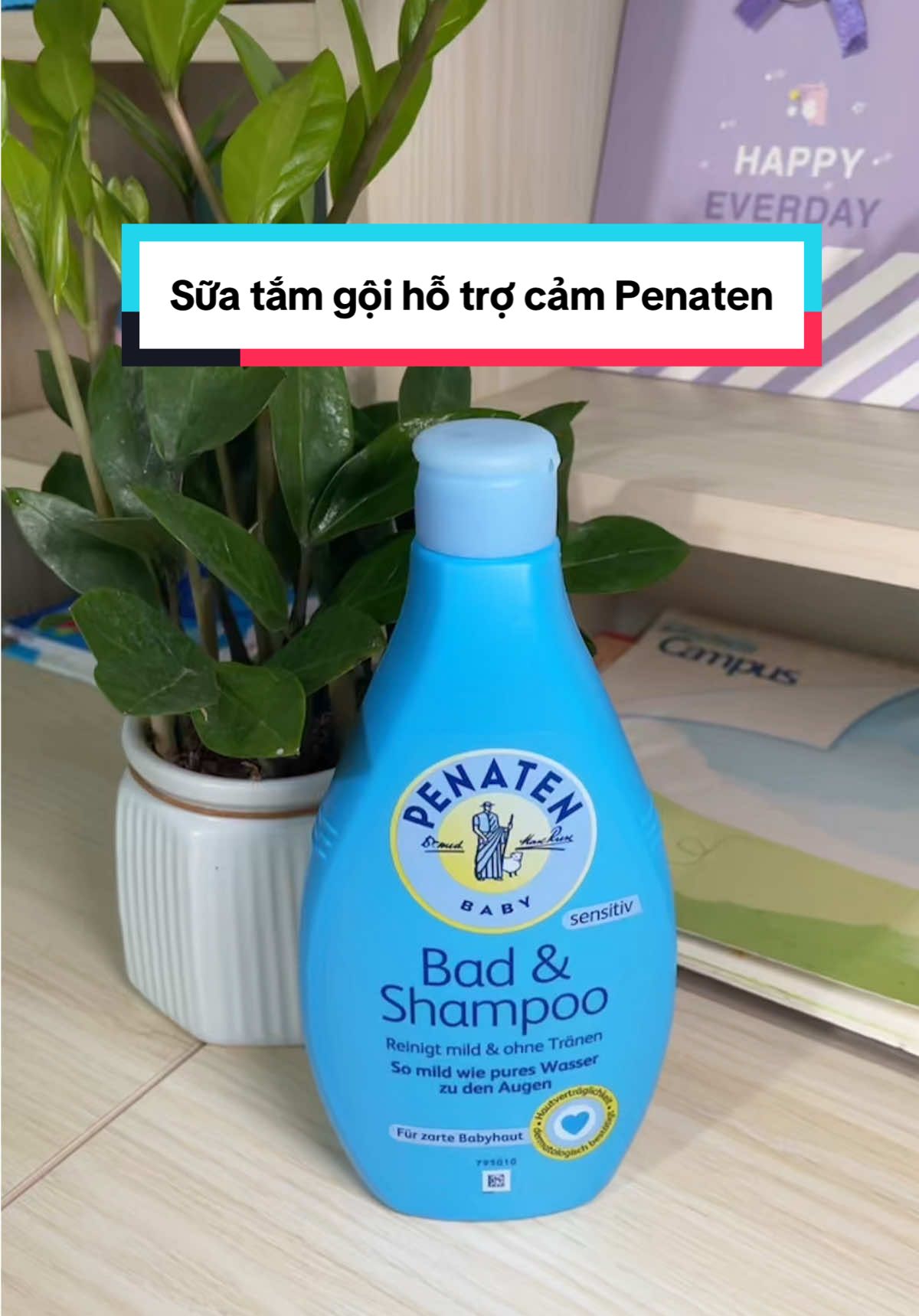 Sữa tắm gội hỗ trợ cảm cúm Penaten Đức 400ml #suatamgoitreem #suatamchongcam #penaten 