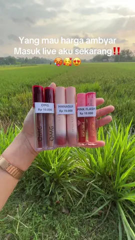 Masuk live aku sekarang🥰😍#lipcream #lipstick #scincare 