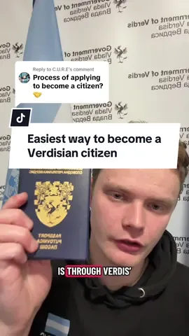 Replying to @C.U.R.E  How to get a passport from Verdis, the easiest European country to get citizenship in. #genz #verdis #passport #citizenship #news 