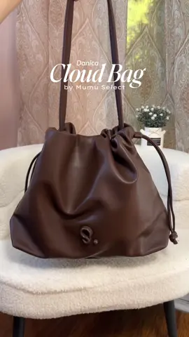 My favorite right now is this Danica Cloud Bag from Mumu Select — very accessible and can fit all my daily items. #mumuselect #bag #collegebag #shoulderbag #womensbag Mumu Select M369 Women Danica Bag Large Soft Leather Drawstring Cloud Shaped Shoulder Bags Woman