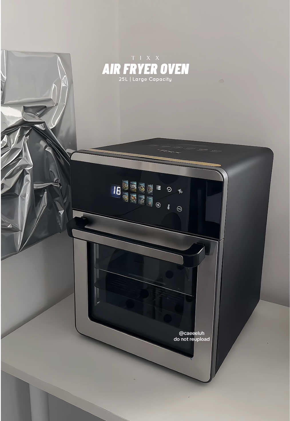 finally a large capacity air fryer oven!! 💭🖤✨ #airfryer #airfryeroven #largecapacityairfryer #oven #tixx